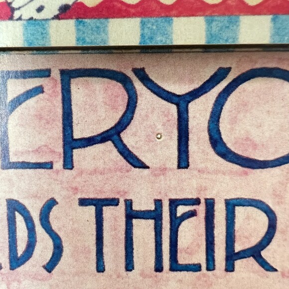 Mary Engelbreit Cards to Keep Plaque Everyone Needs Their Own Spot Dog Child - Picture 8 of 11